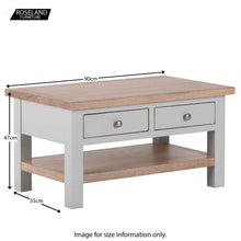 Load image into Gallery viewer, Charlestown Grey Coffee Table
