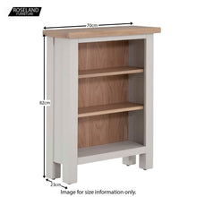 Load image into Gallery viewer, Charlestown Grey Low Bookcase