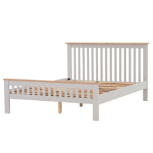 Load image into Gallery viewer, Charlestown Grey 4ft 6" Double Bed Frame