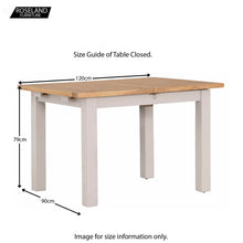 Load image into Gallery viewer, Charlestown Grey Extendable Dining Table