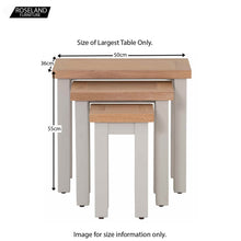 Load image into Gallery viewer, Charlestown Grey Nest of 3 Tables