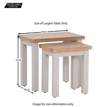 Load image into Gallery viewer, Charlestown Grey Nest of 2 Tables