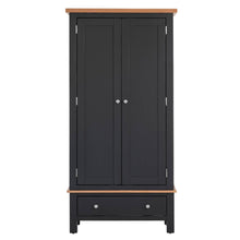 Load image into Gallery viewer, Charlestown Black Double Wardrobe
