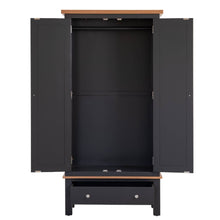 Load image into Gallery viewer, Charlestown Black Double Wardrobe