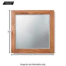 Load image into Gallery viewer, Mobel Oak Bathroom Large Mirror