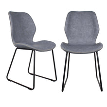 Load image into Gallery viewer, Denver Dining Chair with Black Legs - Set of 2 Chairs