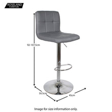 Load image into Gallery viewer, Elton Adjustable Bar Stools - Set of 2