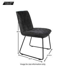 Load image into Gallery viewer, Hadley Dark Grey Dining Chair - Set of 2 Chairs