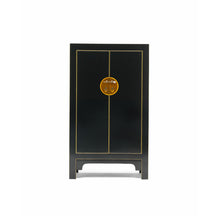 Load image into Gallery viewer, The Nine Schools Qing Black and Gilt Medium Cabinet