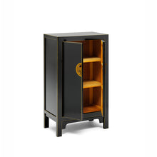 Load image into Gallery viewer, The Nine Schools Qing Black and Gilt Medium Cabinet