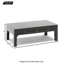Load image into Gallery viewer, The Nine Schools Oriental Black Coffee Table