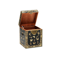 Load image into Gallery viewer, The Nine Schools Oriental Decorated Black Trunk