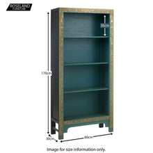 Load image into Gallery viewer, The Nine Schools Oriental Large Blue Bookcase