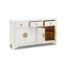 Load image into Gallery viewer, The Nine Schools Qing White and Gilt Large Sideboard
