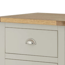 Load image into Gallery viewer, Padstow Grey 5 Drawer Tallboy Chest