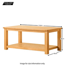 Load image into Gallery viewer, Roseland Oak Coffee Table