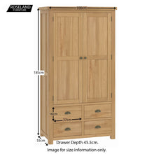 Load image into Gallery viewer, Roseland Oak Large Larder Unit