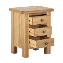 Load image into Gallery viewer, Charlestown Oak Bedside Table