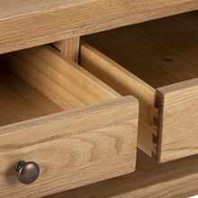 Load image into Gallery viewer, Charlestown Oak Coffee Table with 2 Drawers