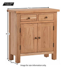 Load image into Gallery viewer, Charlestown Oak Small Sideboard