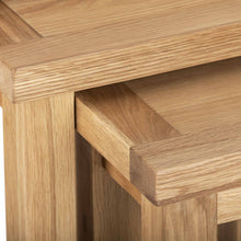 Load image into Gallery viewer, Charlestown Oak Nest of 3 Tables