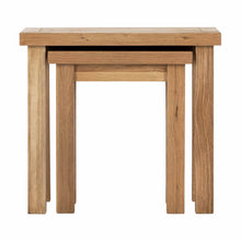 Load image into Gallery viewer, Charlestown Oak Nest of 2 Tables