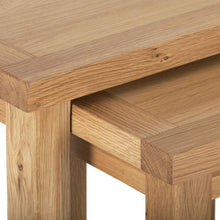 Load image into Gallery viewer, Charlestown Oak Nest of 2 Tables