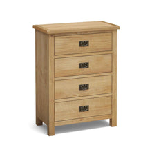 Load image into Gallery viewer, Surrey Oak Bedroom Set - 4 Drawer Chest