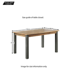 Load image into Gallery viewer, Urban Elegance Extending Dining Table