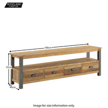 Load image into Gallery viewer, Urban Elegance Extra Large TV Stand