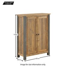 Load image into Gallery viewer, Urban Elegance Large Shoe Storage Cupboard