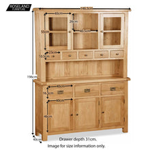 Load image into Gallery viewer, Zelah Oak Large Dresser