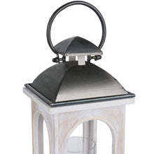 Load image into Gallery viewer, Antique White Church Lantern
