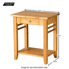 Load image into Gallery viewer, Oxford Light Oak Lamp Table
