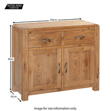 Load image into Gallery viewer, Capri Oak 2 Door Sideboard
