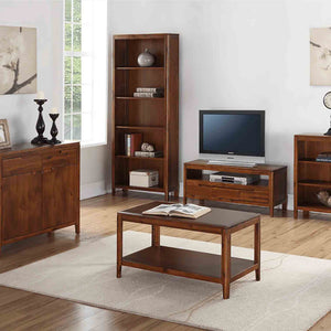 Dunmore Acacia Low Bookcase