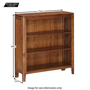 Dunmore Acacia Low Bookcase