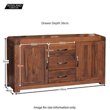 Load image into Gallery viewer, Salem Walnut Sideboard
