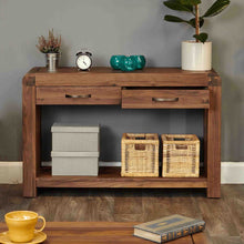 Load image into Gallery viewer, Salem Walnut Console Hall Table
