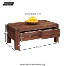 Load image into Gallery viewer, Salem Walnut Large Coffee Table
