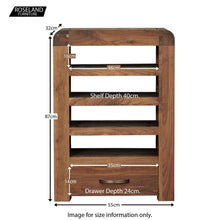 Load image into Gallery viewer, Salem Walnut Entertainment Unit
