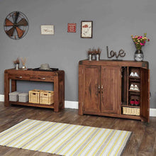 Load image into Gallery viewer, Salem Walnut Extra Large Shoe Cupboard
