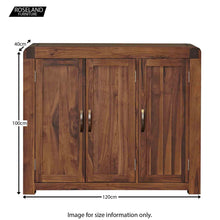 Load image into Gallery viewer, Salem Walnut Extra Large Shoe Cupboard
