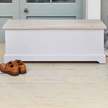 Load image into Gallery viewer, Signature Grey Hallway Storage Bench
