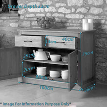 Load image into Gallery viewer, Mobel Oak Small Sideboard

