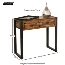 Load image into Gallery viewer, Urban Chic Console Table
