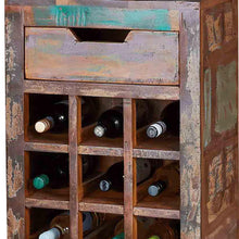 Load image into Gallery viewer, Coastal Chic Wine Rack / Lamp Table
