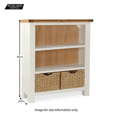 Load image into Gallery viewer, Daymer Cream Low Bookcase
