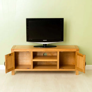 Abbey Waxed Oak 120cm TV Stand