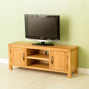 Abbey Waxed Oak 120cm TV Stand